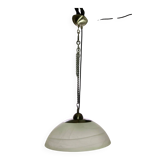 Molded glass pendant light