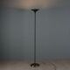 Vintage floor lamp in enamelled metal and brass, design, Italy, 1980s