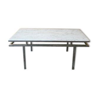 Table basse marbre années 70