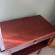 Vintage wooden bedside table
