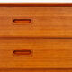 BL Mobler teak dresser, drawers, vintage, Denmark