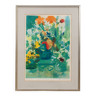 Painting by Kees Verwey Flower Still Life Signed (1900-1995) Haarlem.