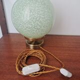 Clichy glass globe laying lamp