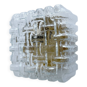 Applique Vintage Verre Brutaliste