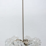 Lustre en verre coupé Kamenický Šenov, années 1970