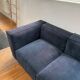 Canapé modulable AMPM en velours bleu