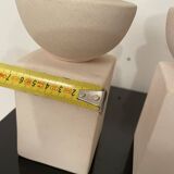 Pair of postmodern candlesticks 1980