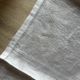 Set of six antique damask napkins with embroidered monogram.