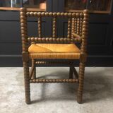 Mulched fire corner chair