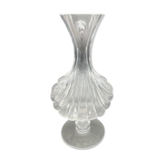 Vase Baccarat coquille sur pied douche