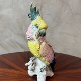 Saxony porcelain parrot