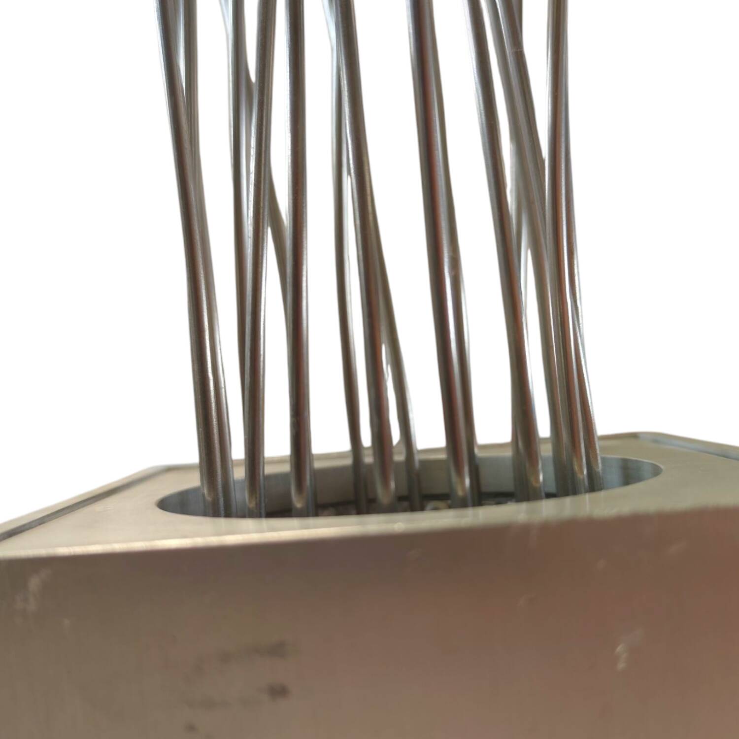 Vintage 2000s Quasar Holland Floor Lamp - Sculptural Stainless Steel
