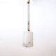 Adjustable Cylinder Pendant Mod. 437 by Tito Agnoli Produced by O-Luce, Ita