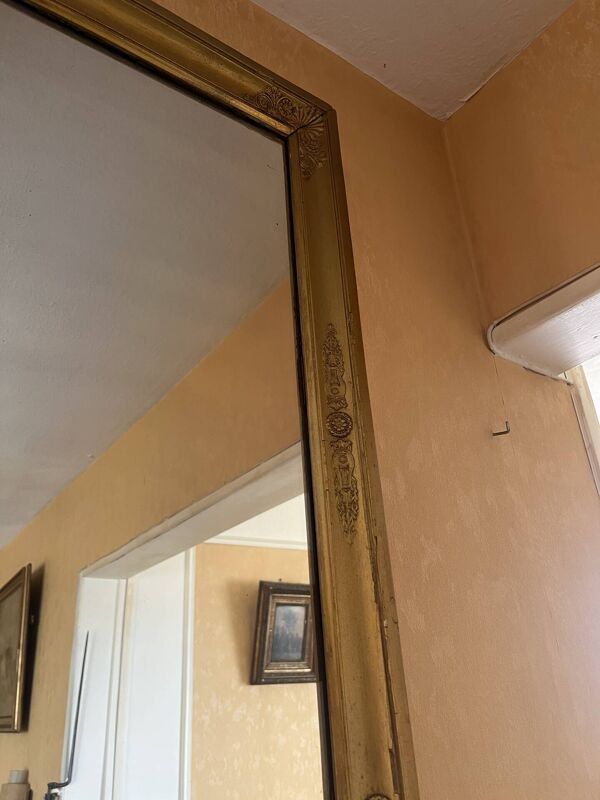 Grand miroir ancien style Napoléon III ancien