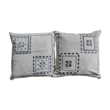 Couple de coussins berbère Kerkennah gris