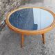 Coffee table vintage compass feet