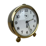 Clock alarm clock Jaz gold metal