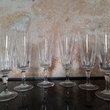 Set of 6 champagne flutes