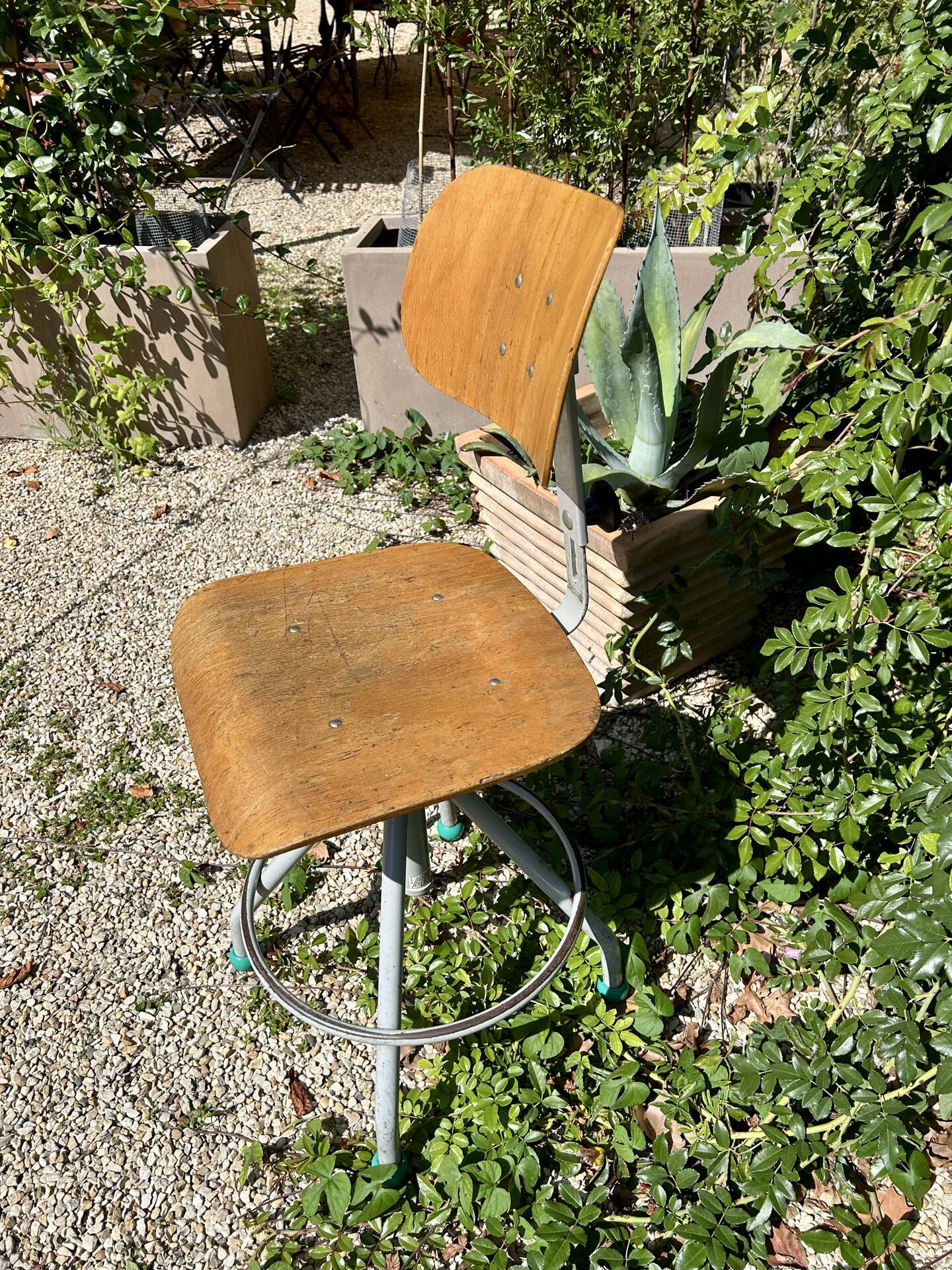Chaise d’atelier vintage