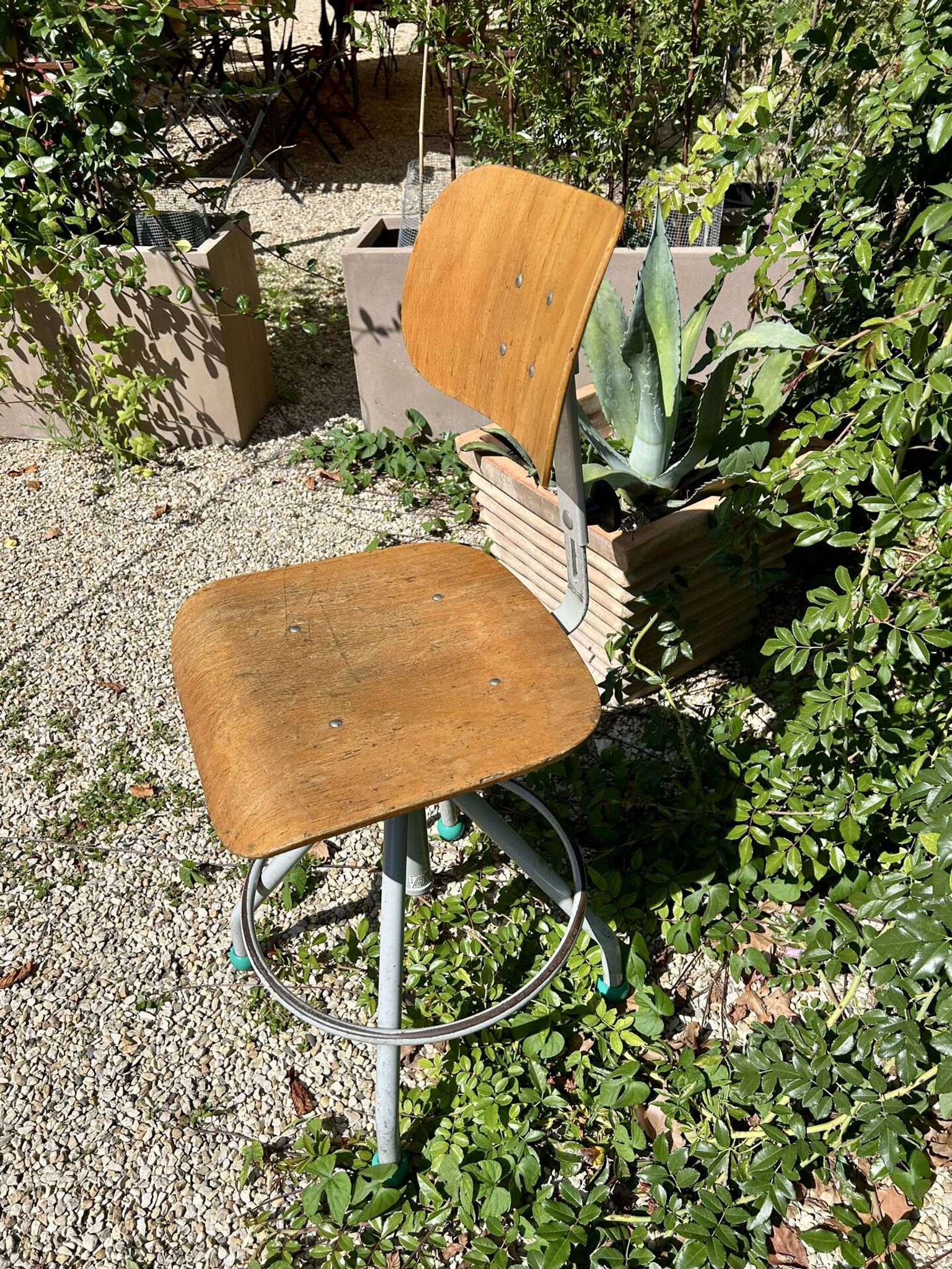 Chaise d’atelier vintage