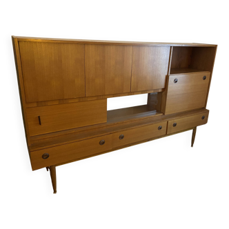 Scandinavian teak sideboard / buffet / display cabinet from the 60s and 70s, Royal Board