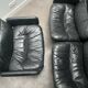 Armchair and sandwich sofa set by Ammannati & Vitelli for Brunati.