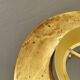 A mid-century Danish hanging lamp in solid brass by Jo Hammerborg for Fog & Mørup.