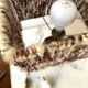 Living room lamp bedside pottery Ludovic and wool 50s vintage