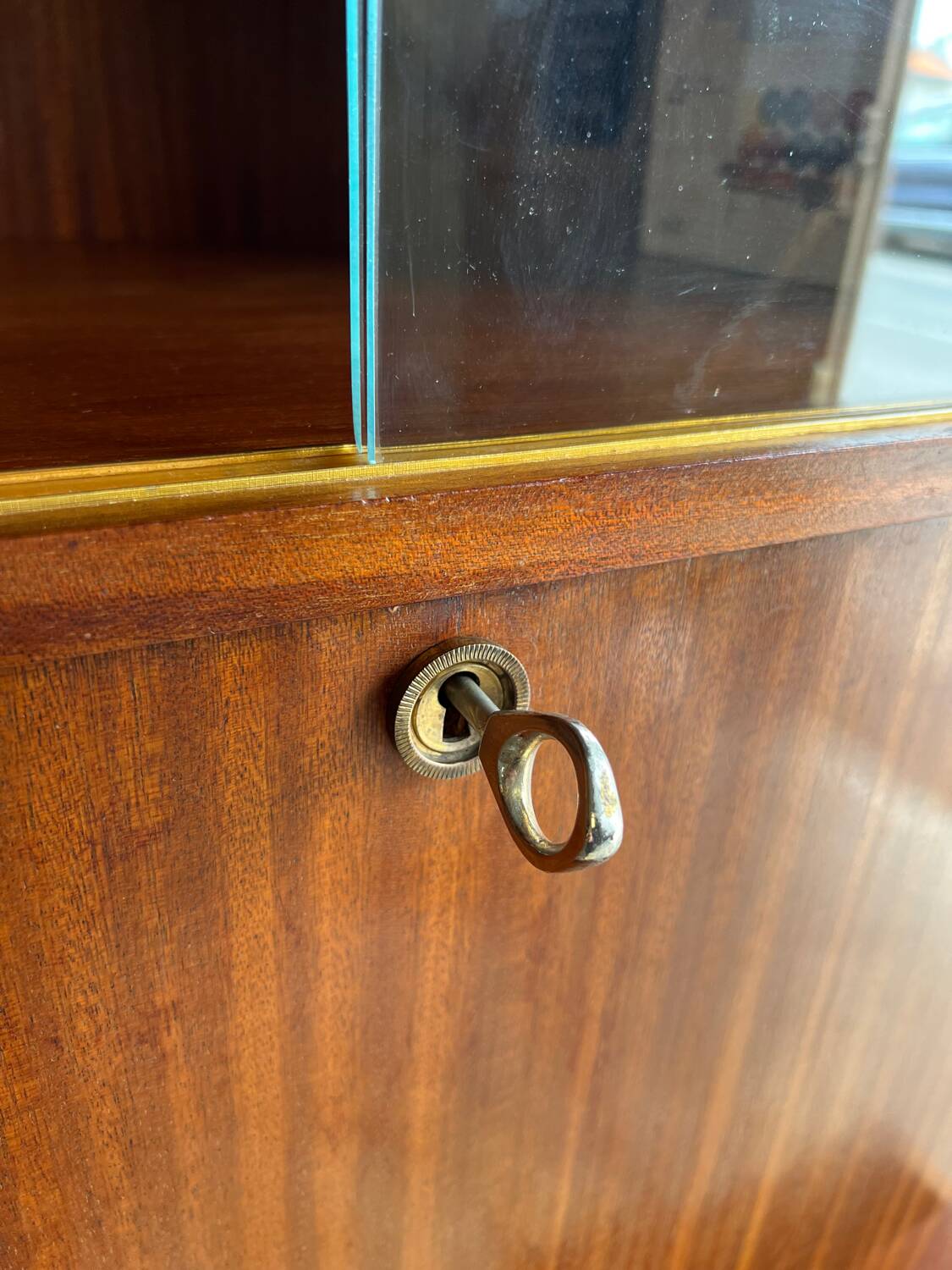 Vintage display cabinet secretary