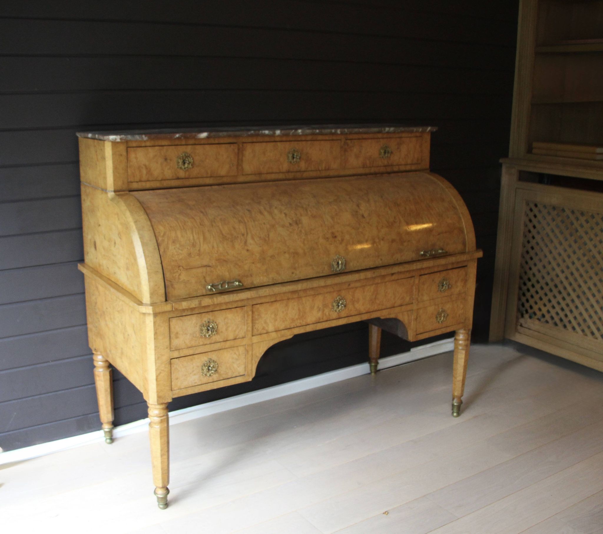 Bureau à cylindre époque Charles X