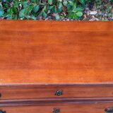 Chest of drawers 3 drawers louis XVl style wood and bronze