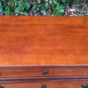 Chest of drawers 3 drawers louis XVl style wood and bronze