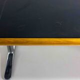 Warren Platner Large Leather Desk by Knoll International, 1973