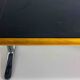 Warren Platner Large Leather Desk by Knoll International, 1973