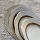 4 Nardon Lafarge porcelain dessert plates
