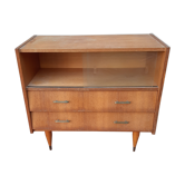 Meuble vitrine commode pied fuseau