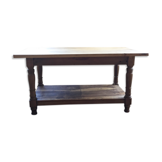 Table de drapier noyer