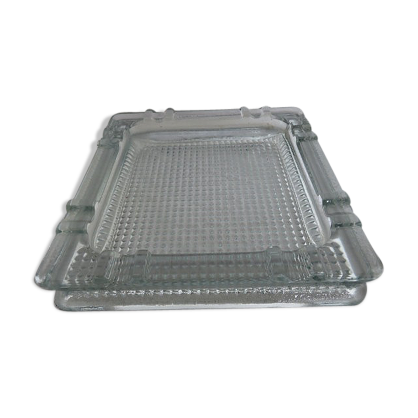 Glass ashtray 50s 60s