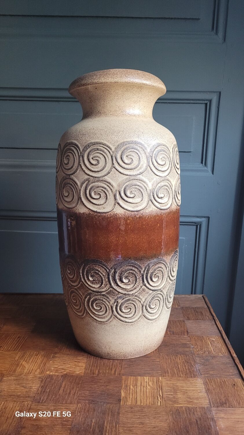 Large 60's Scheurich vase