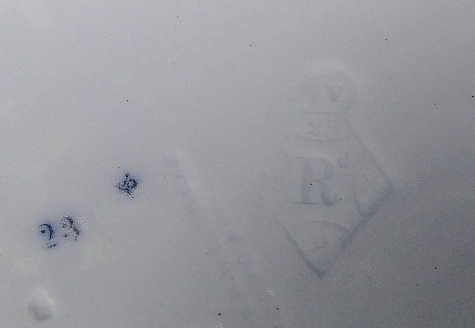 Very old BWM English porcelain plate/serving dish from Brown Westhead Moor