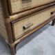 Rattan chest of drawers with 3 drawers