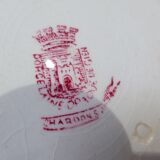 5 hollow plates in Gien iron earth model Thistles