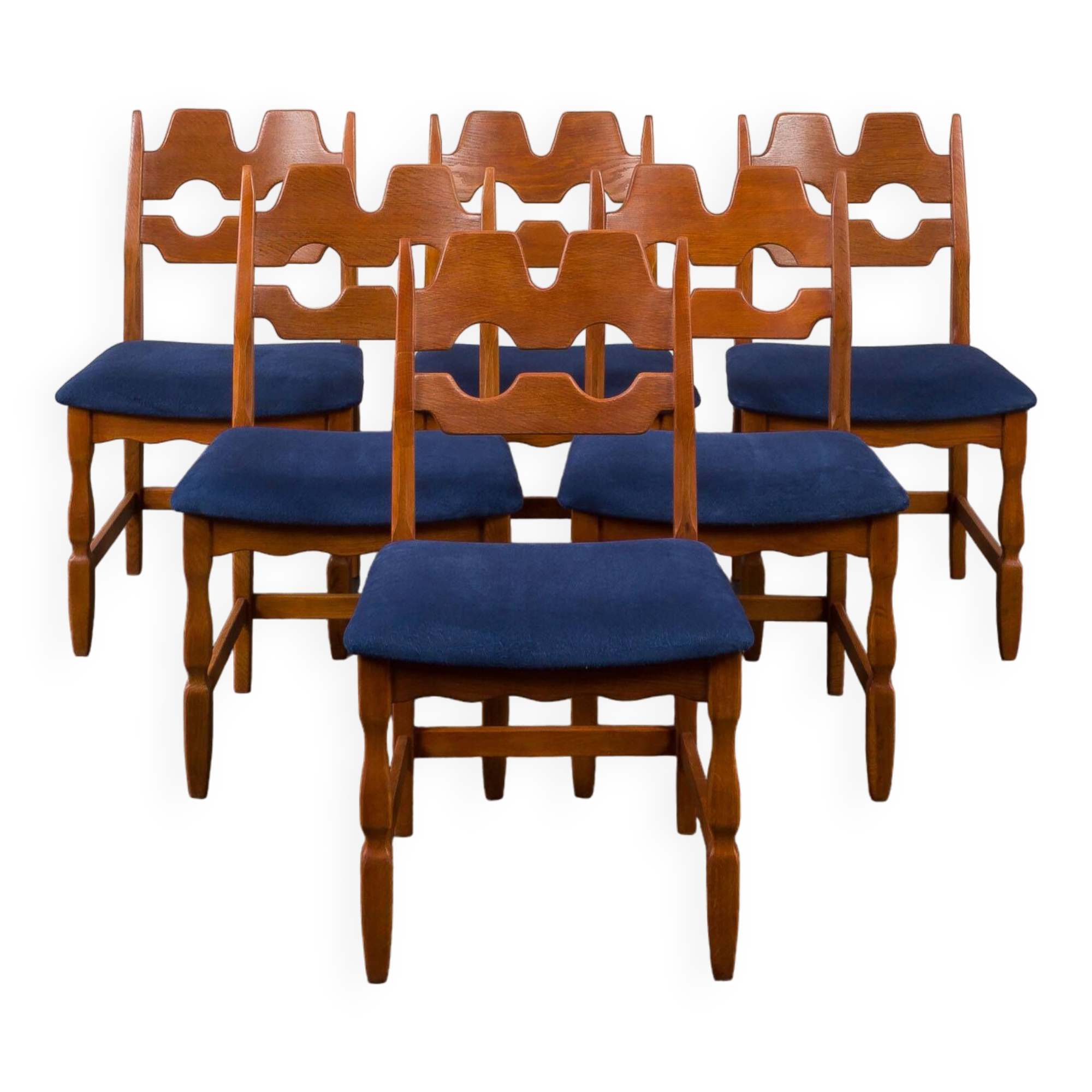 Razor Blade Chairs by Henning Kjaernulf for Nyrup, Denmark 1960s