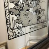 mirror Alphonse Mucha model Winter