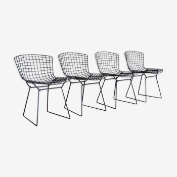 Harry Bertoia's "Wire" series of 4 chairs for Knoll