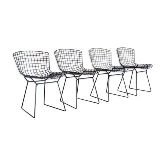 Harry Bertoia's "Wire" series of 4 chairs for Knoll