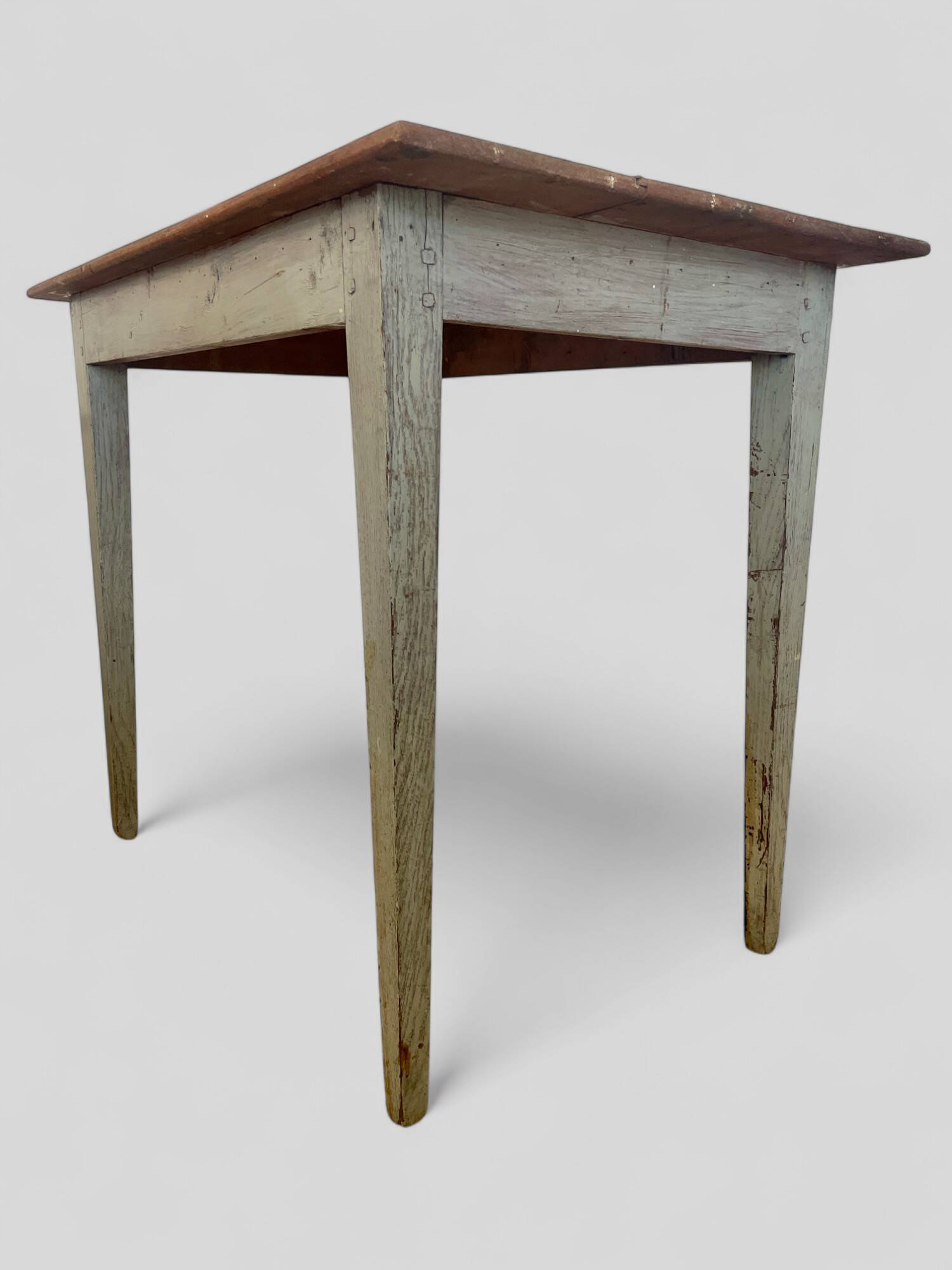 Antique patinated wooden table