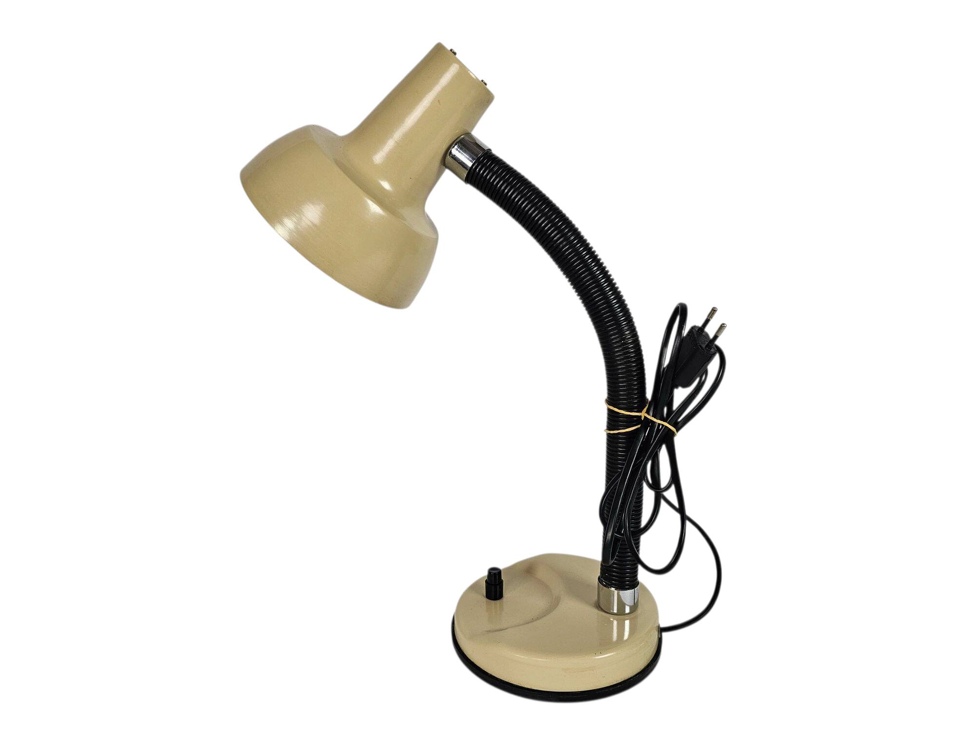Veneta Lumi - table lamp - 'Gooseneck' - vintage lighting - 70's