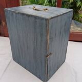 Weathered wooden headdress box