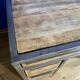 Industrial desk made of iron and wood